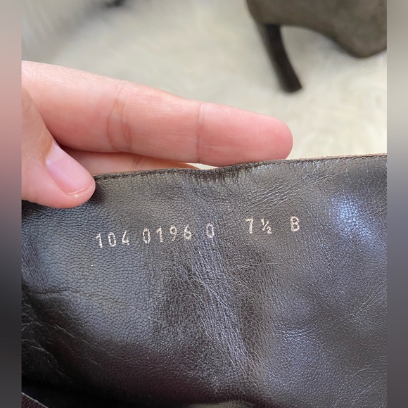 Gucci suede heels boots size 7.5 - Picture 5 of 15